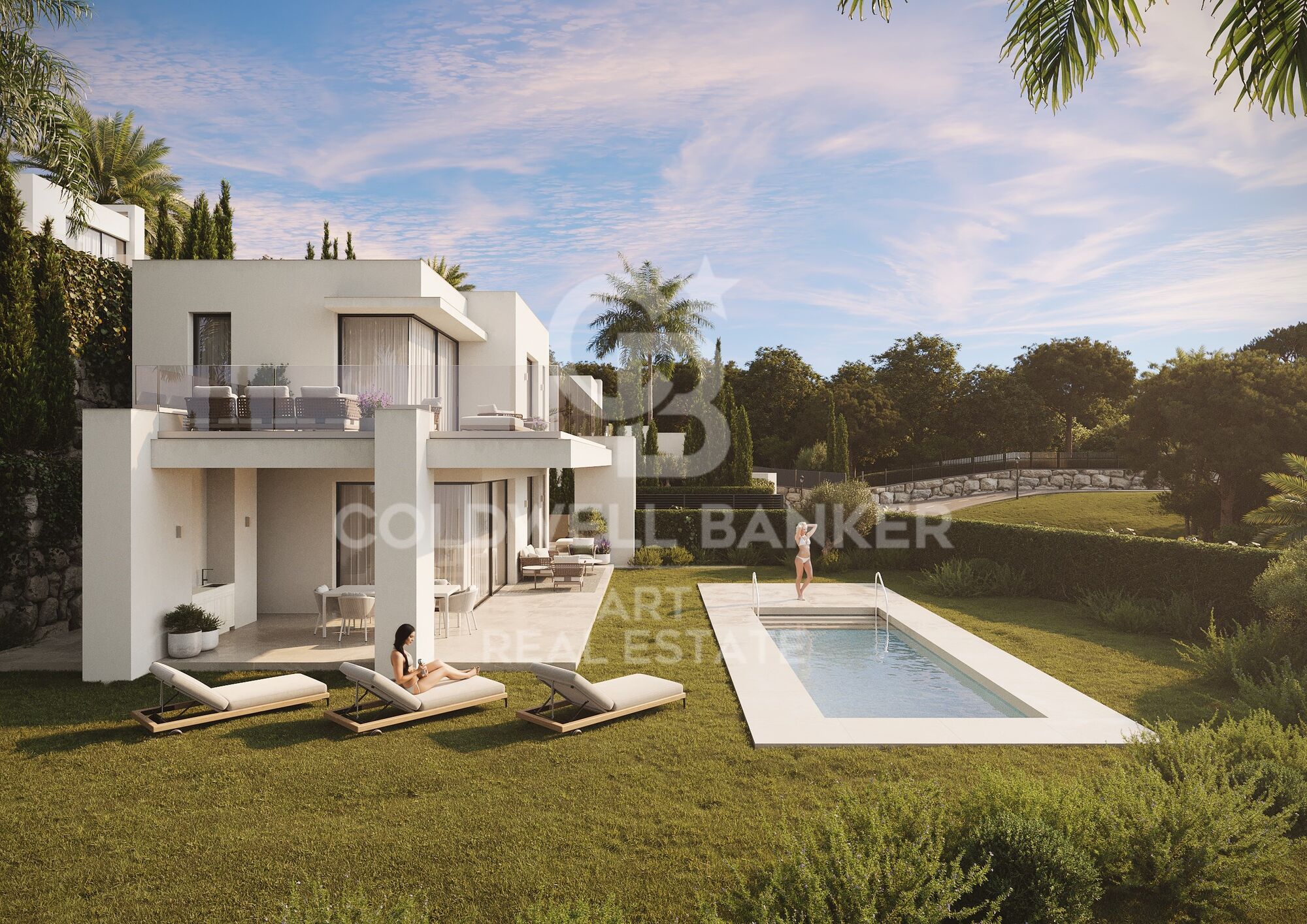 Unglaubliche Villen mit Panoramablick in Mijas Pueblo