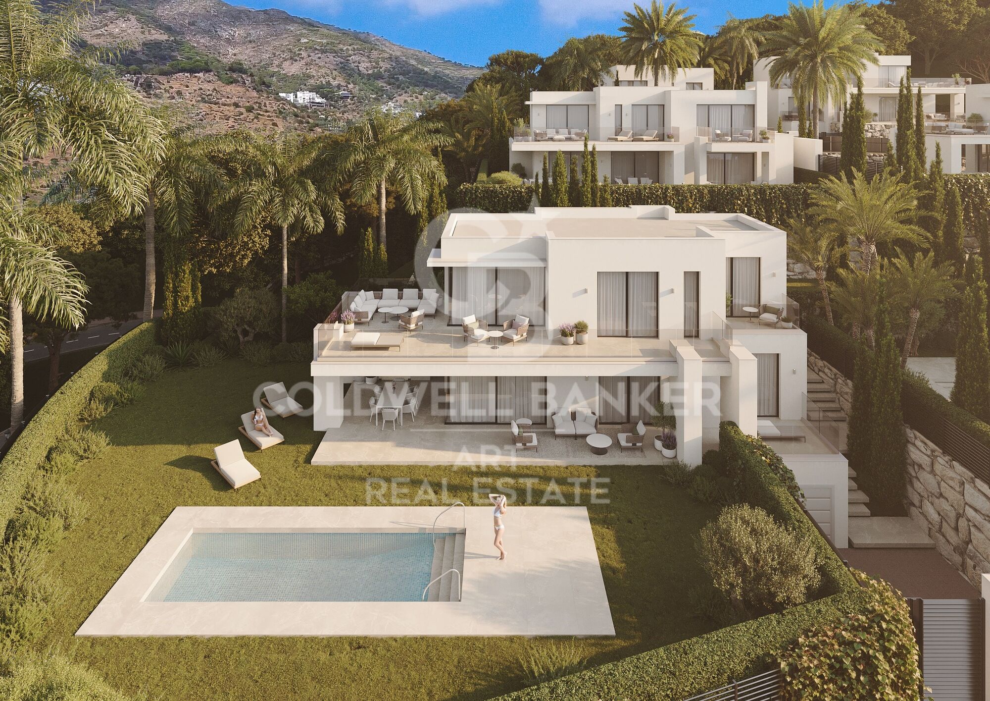 Incredible villas with panoramic views in Mijas Pueblo