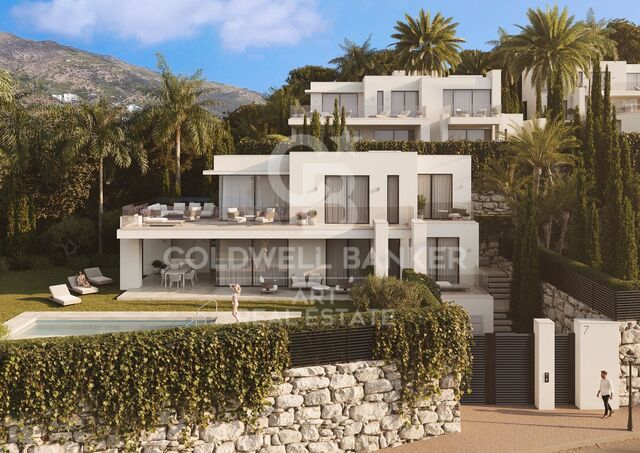 Incredible villas with panoramic views in Mijas Pueblo