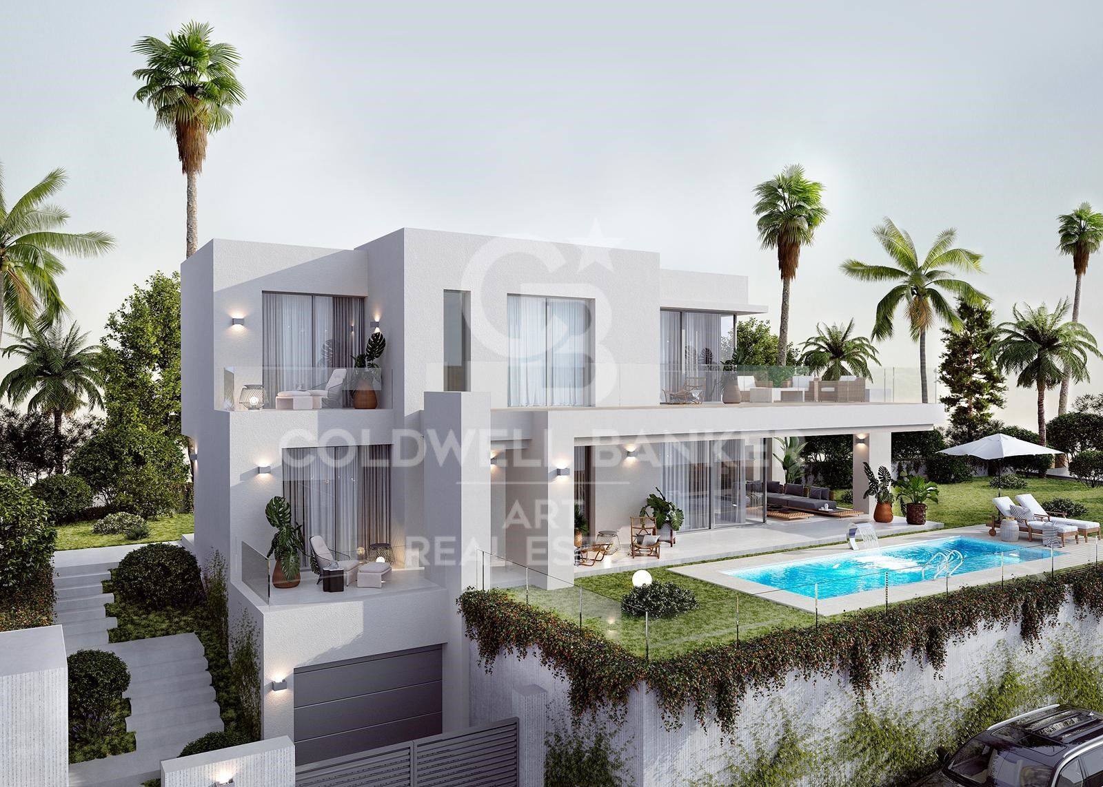 Incredible villas with panoramic views in Mijas Pueblo