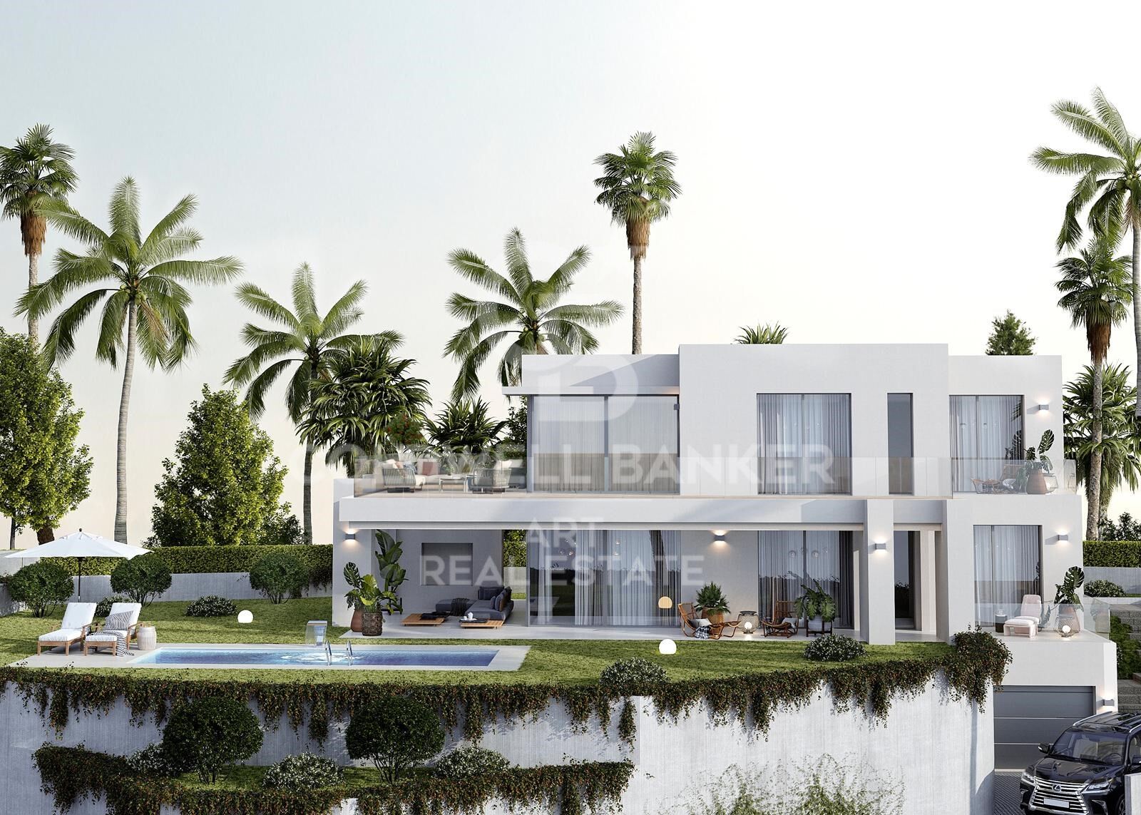 Incredible villas with panoramic views in Mijas Pueblo