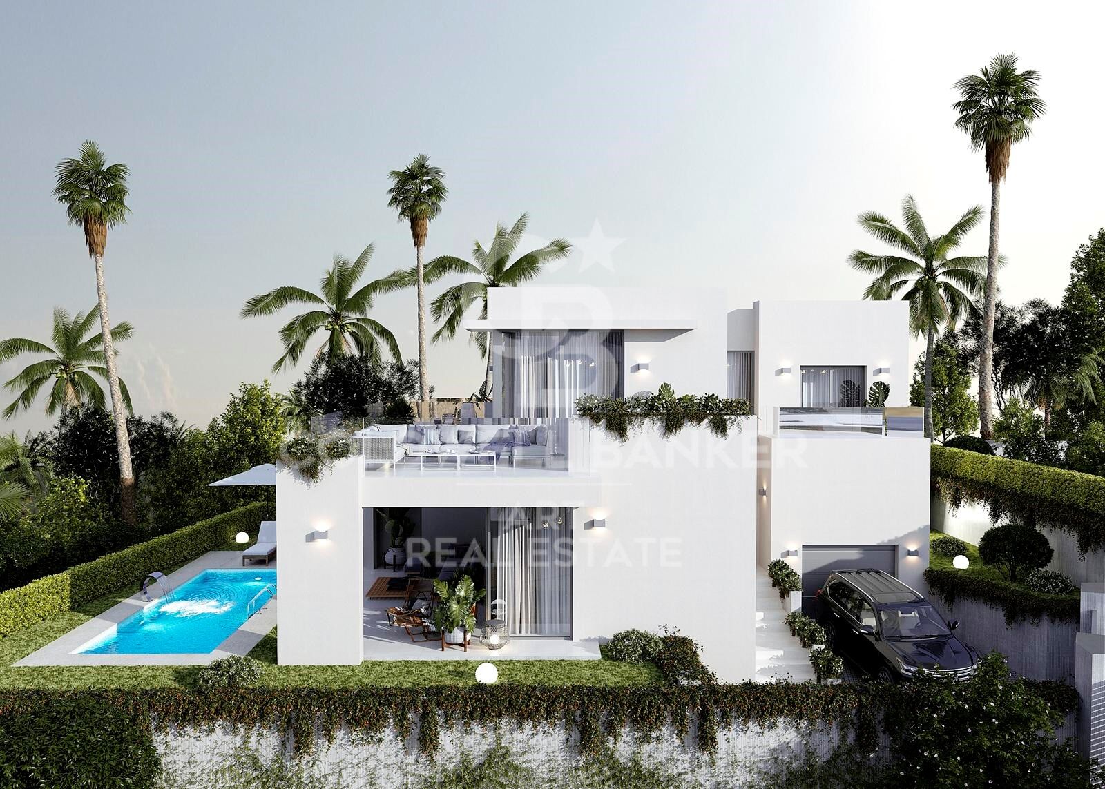 Incredible villas with panoramic views in Mijas Pueblo