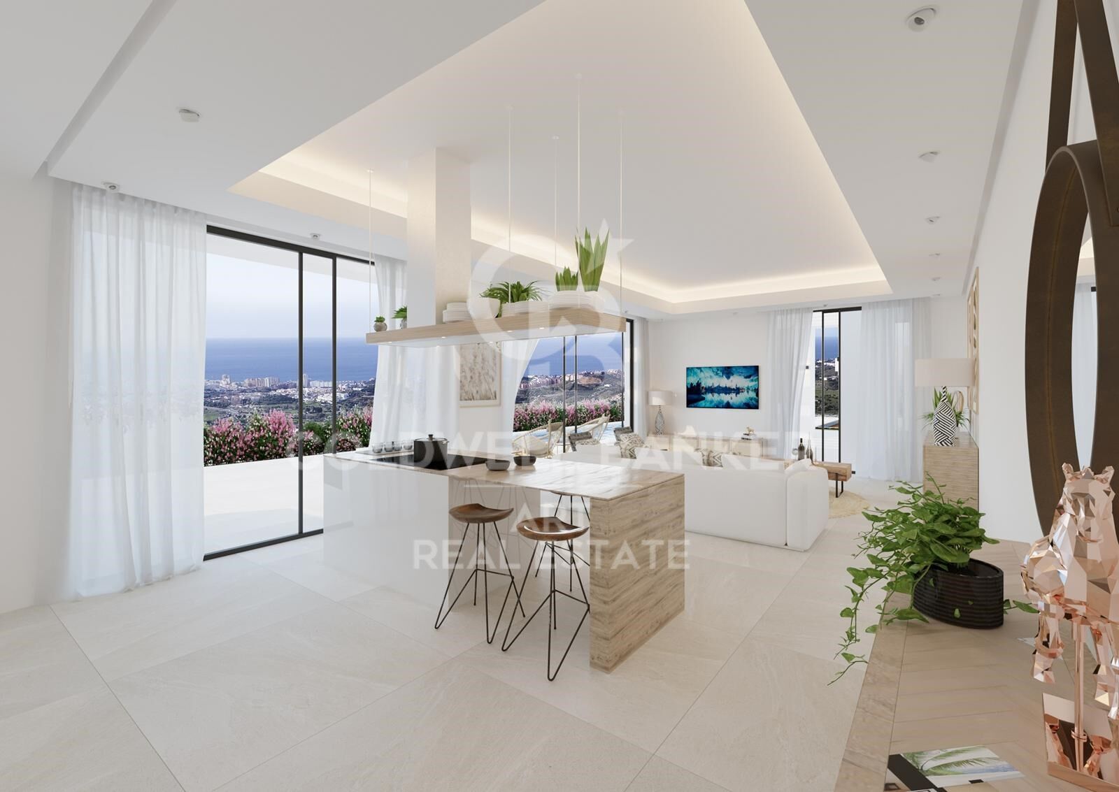 Incredible villas with panoramic views in Mijas Pueblo