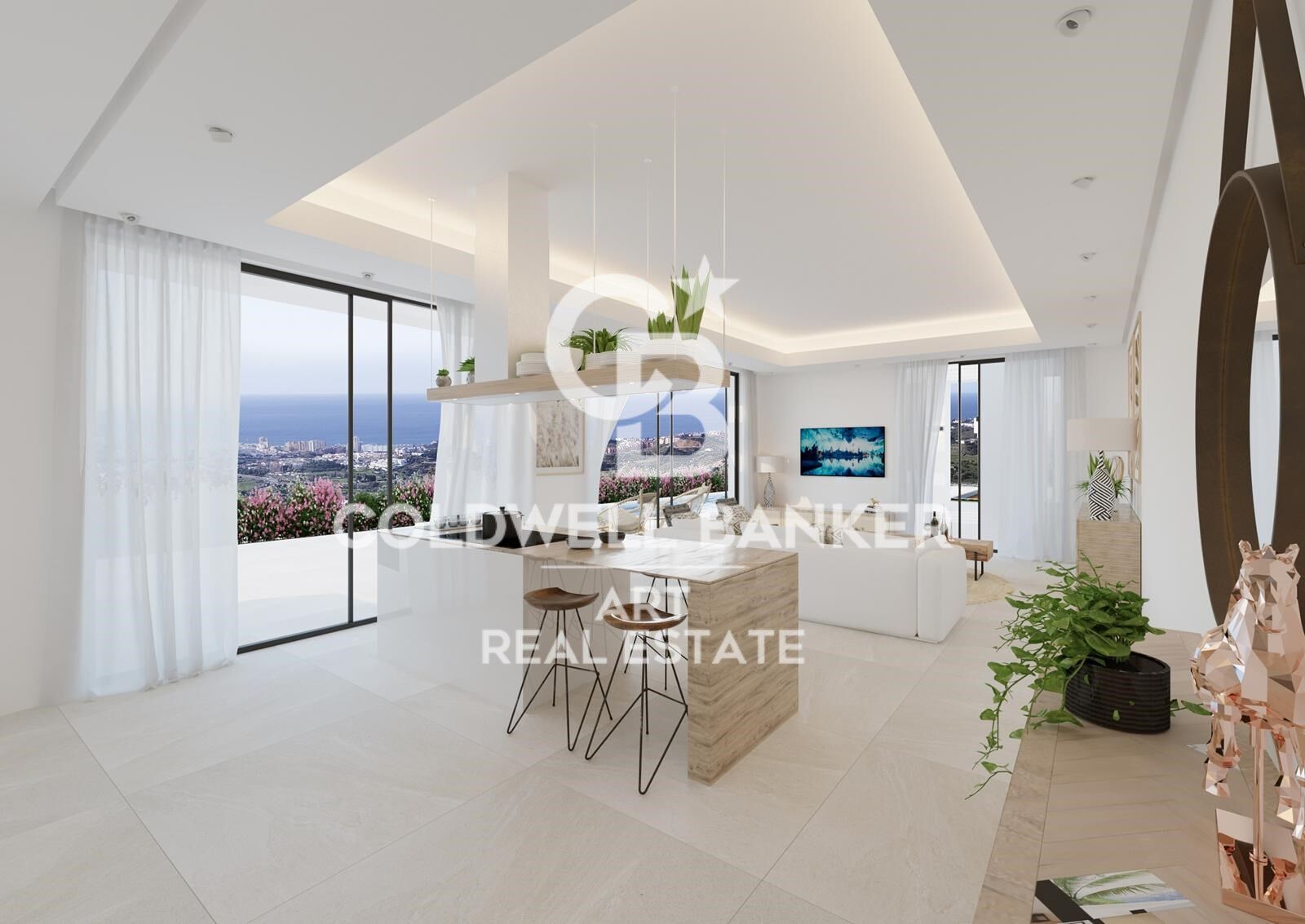 Incredible villas with panoramic views in Mijas Pueblo