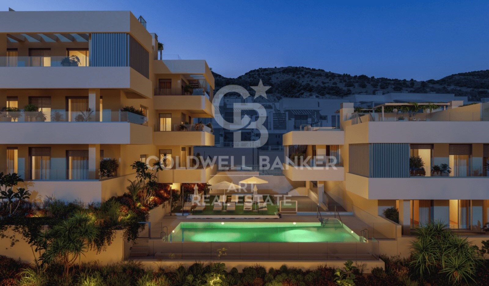 New residential complex with sea views in Benalmádena