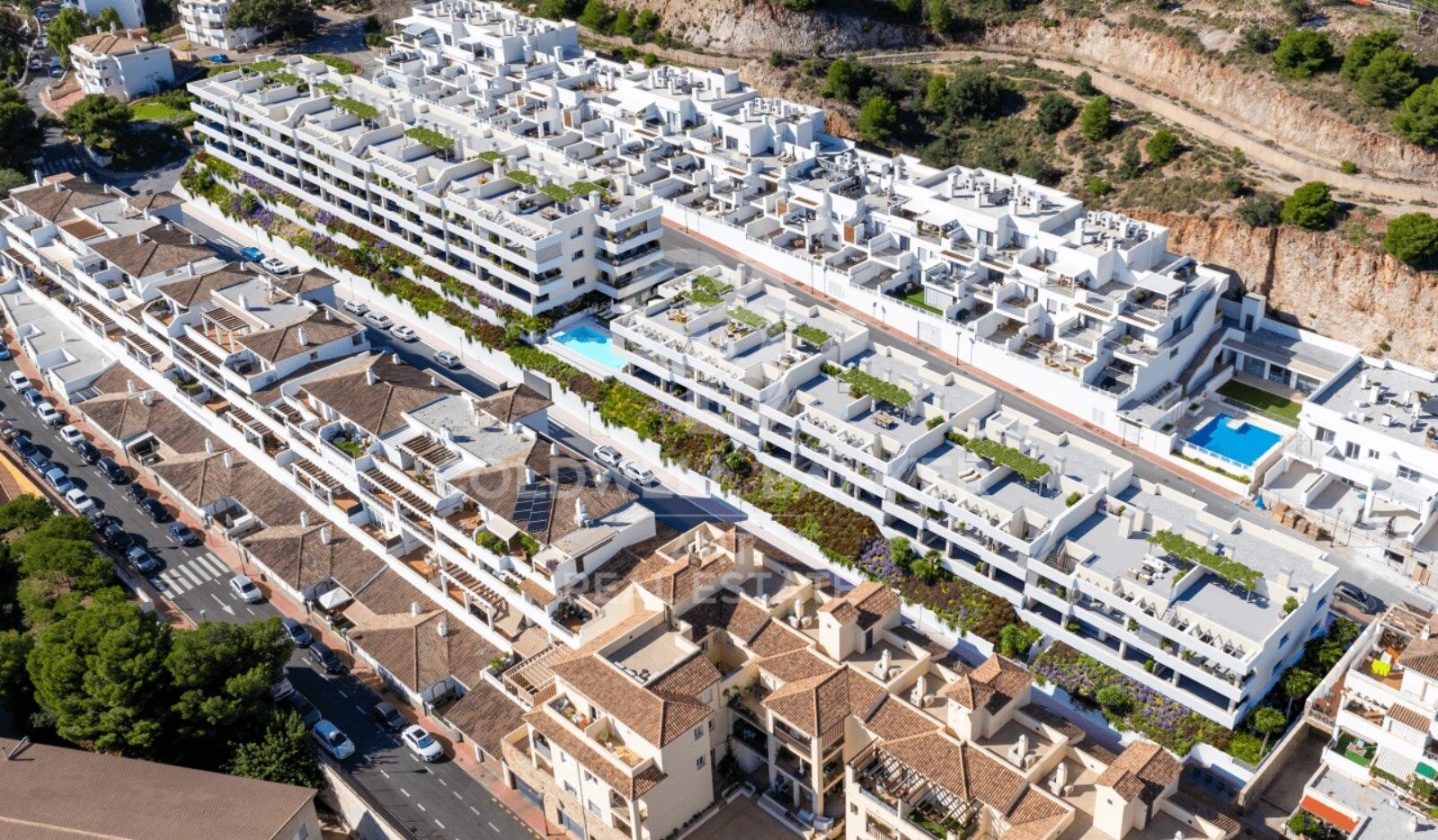 New residential complex with sea views in Benalmádena
