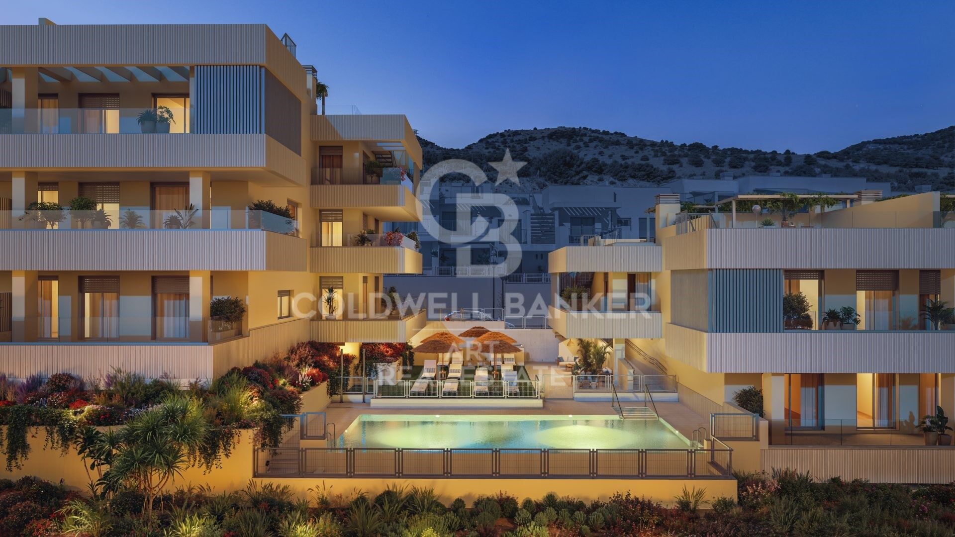 New residential complex with sea views in Benalmádena