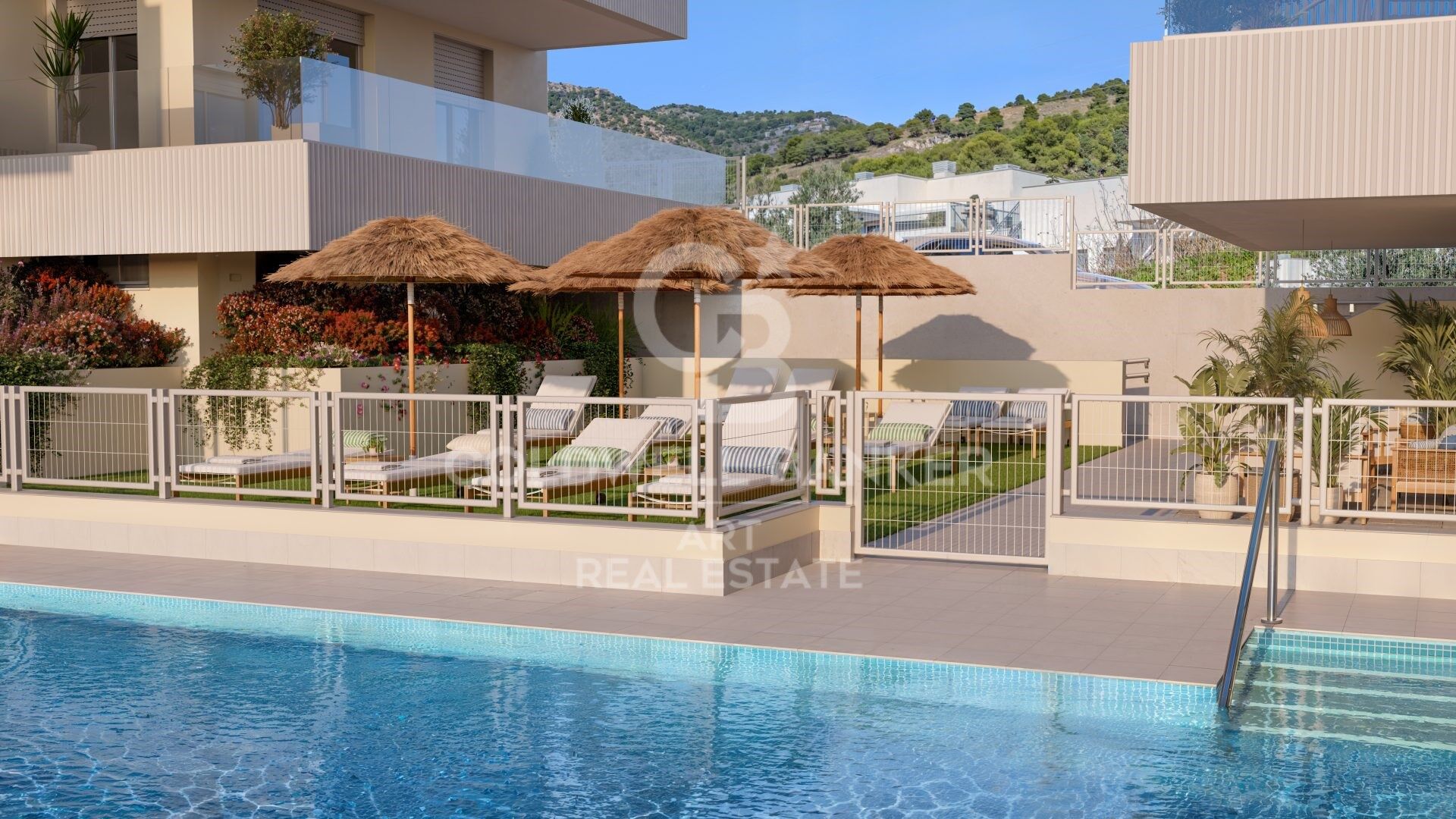 Nouvelle résidence avec vue sur la mer à Benalmádena