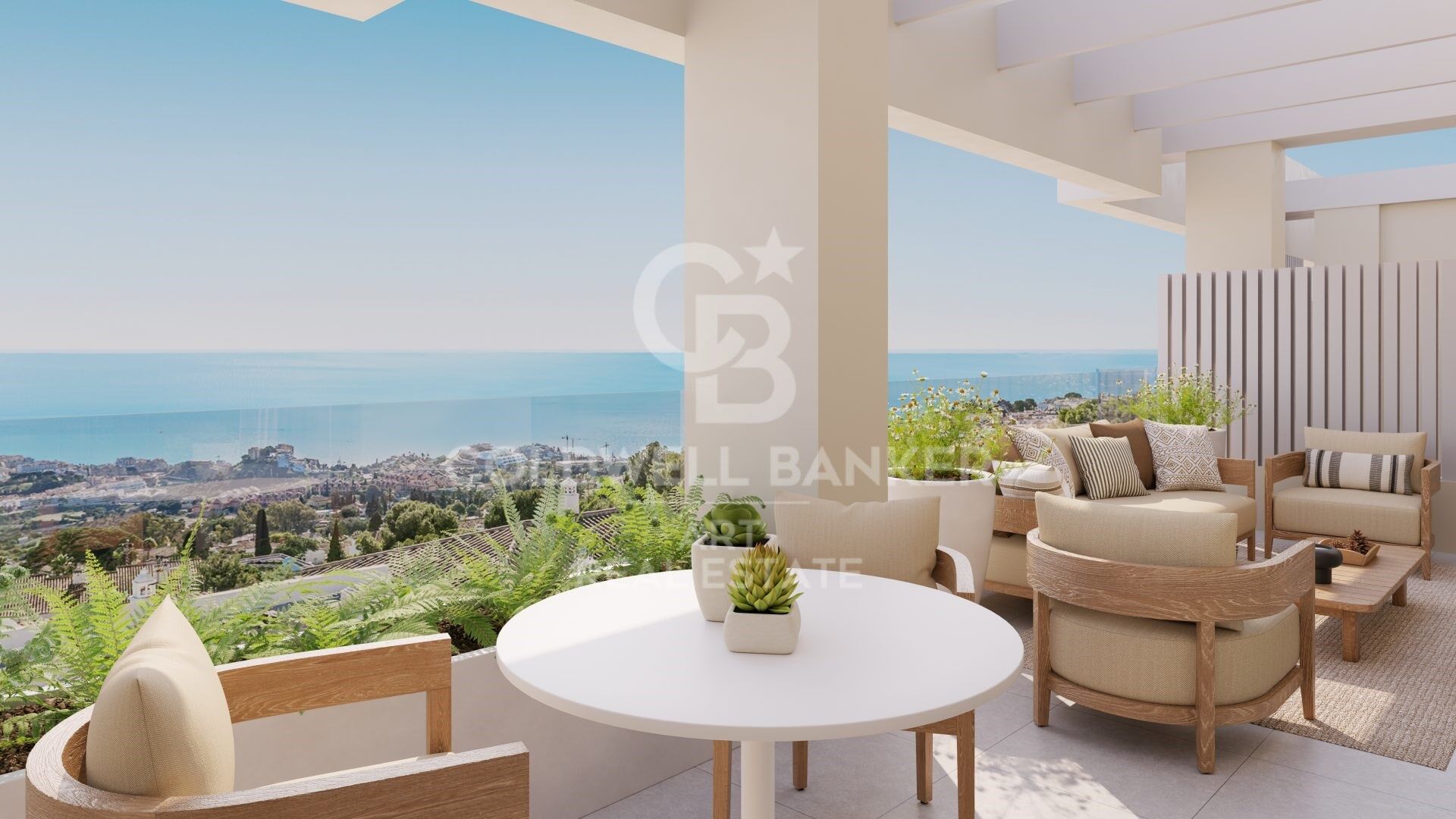 Nouvelle résidence avec vue sur la mer à Benalmádena