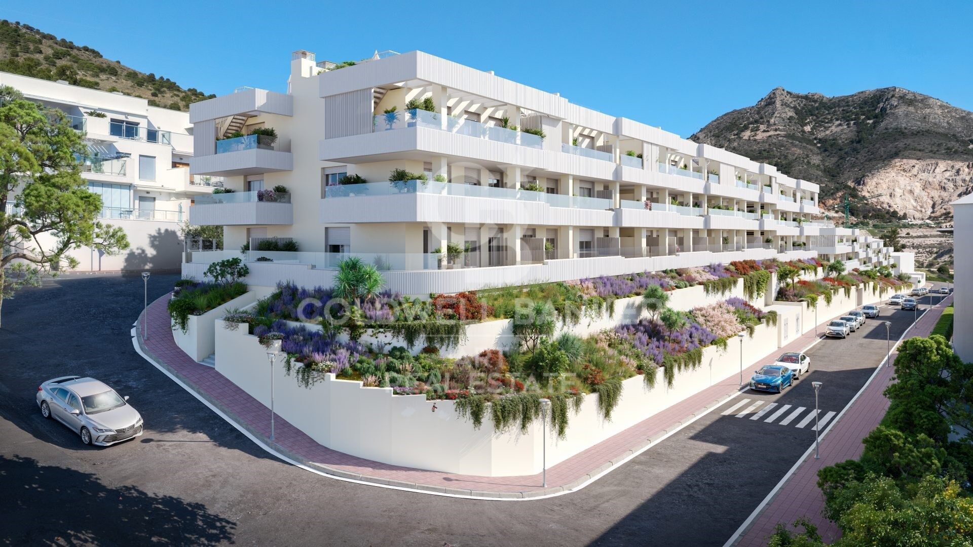 Nouvelle résidence avec vue sur la mer à Benalmádena