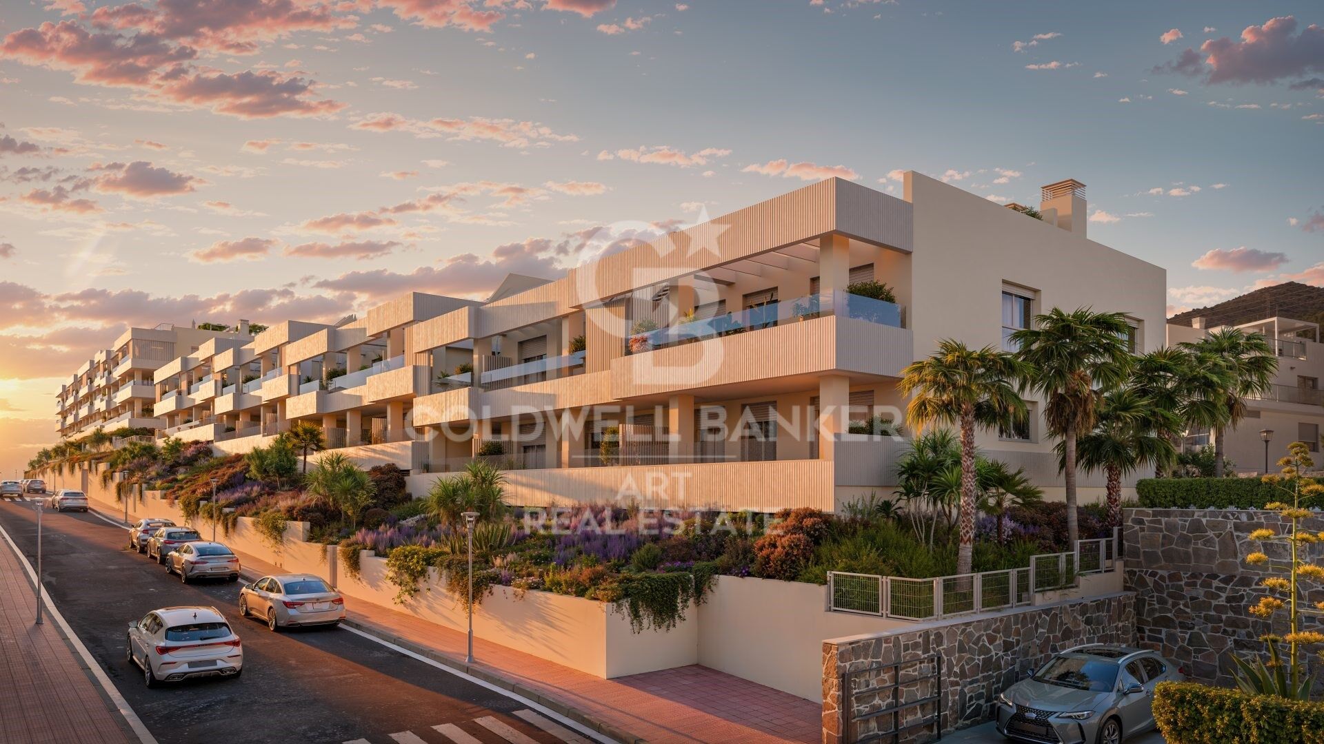 Nuevo residencial con vistas al mar en Benalmádena