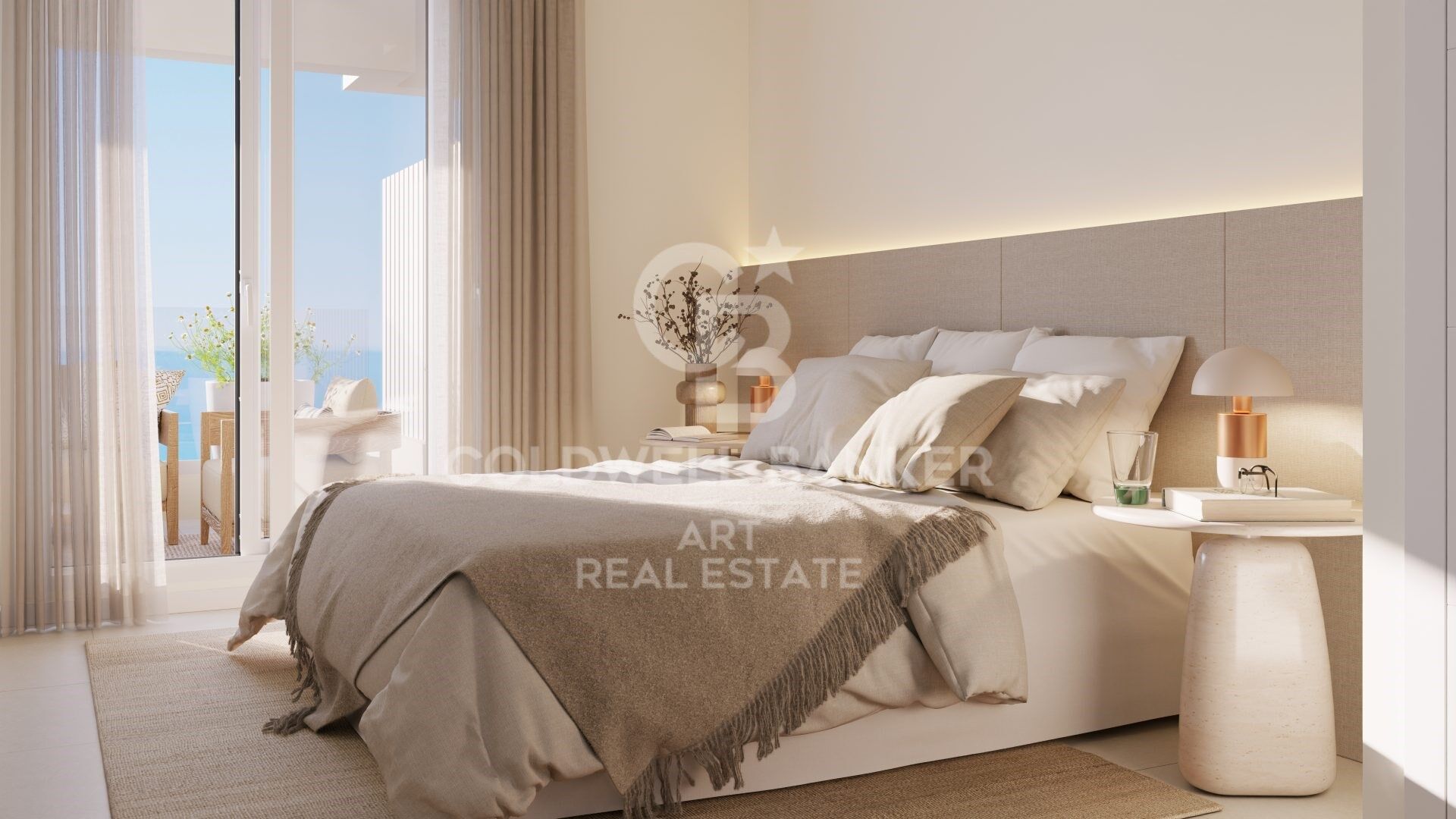 Nouvelle résidence avec vue sur la mer à Benalmádena