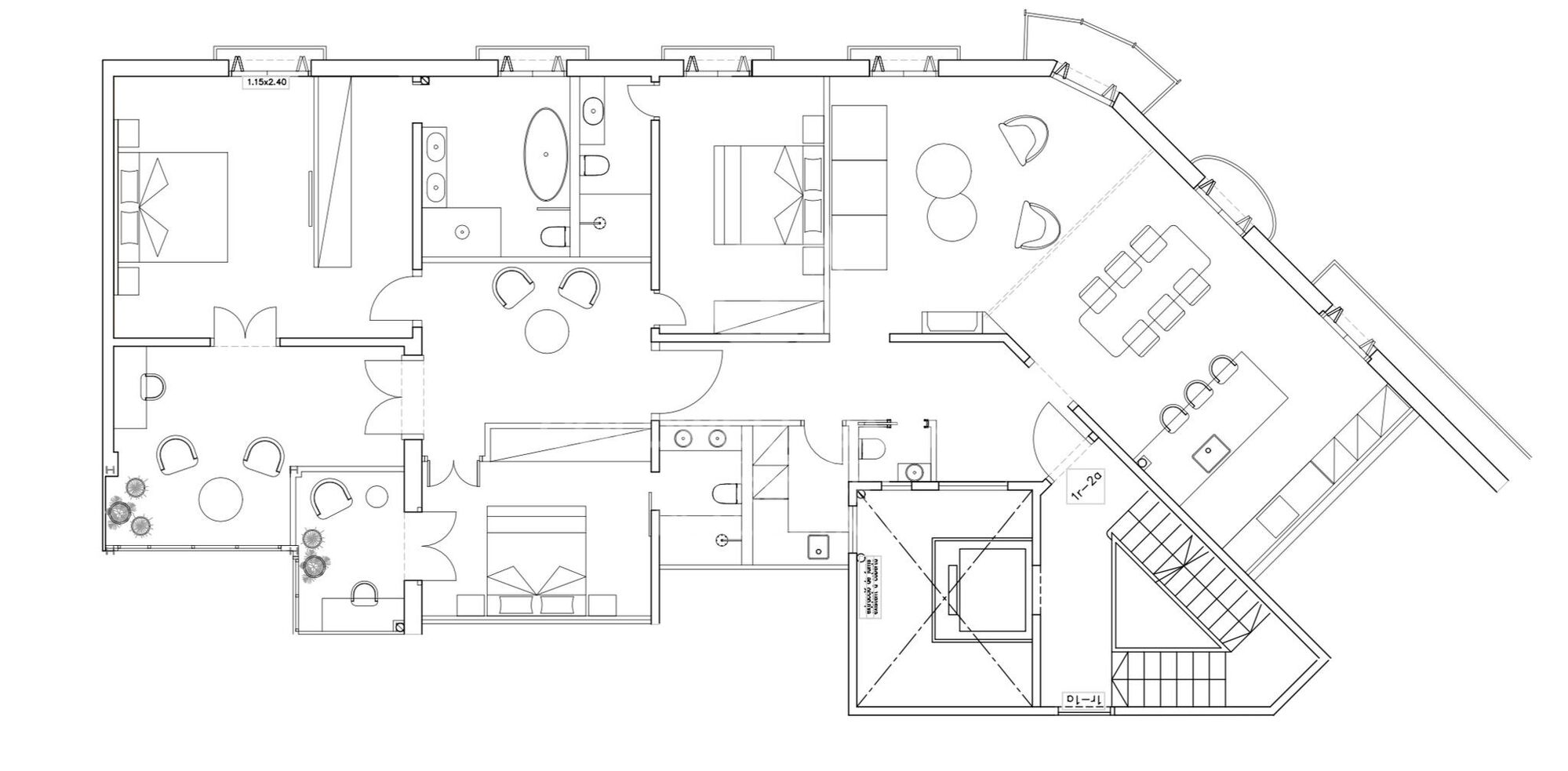 Brand new apartment with 3 suites in Eixample Dreta, Barcelona