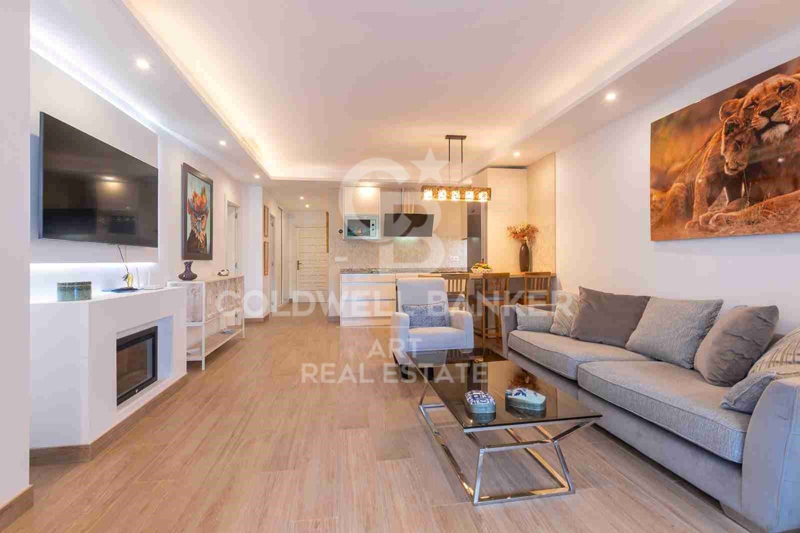 Renovierte und geräumige Wohnung im Herzen von Puente Romano, Marbella.