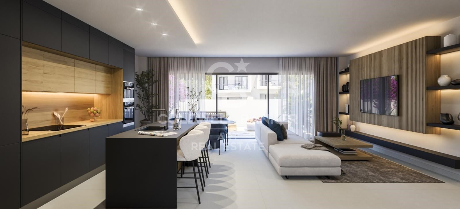 Luxury townhouses with 3 bedrooms in Los Flamingos, Benahavís