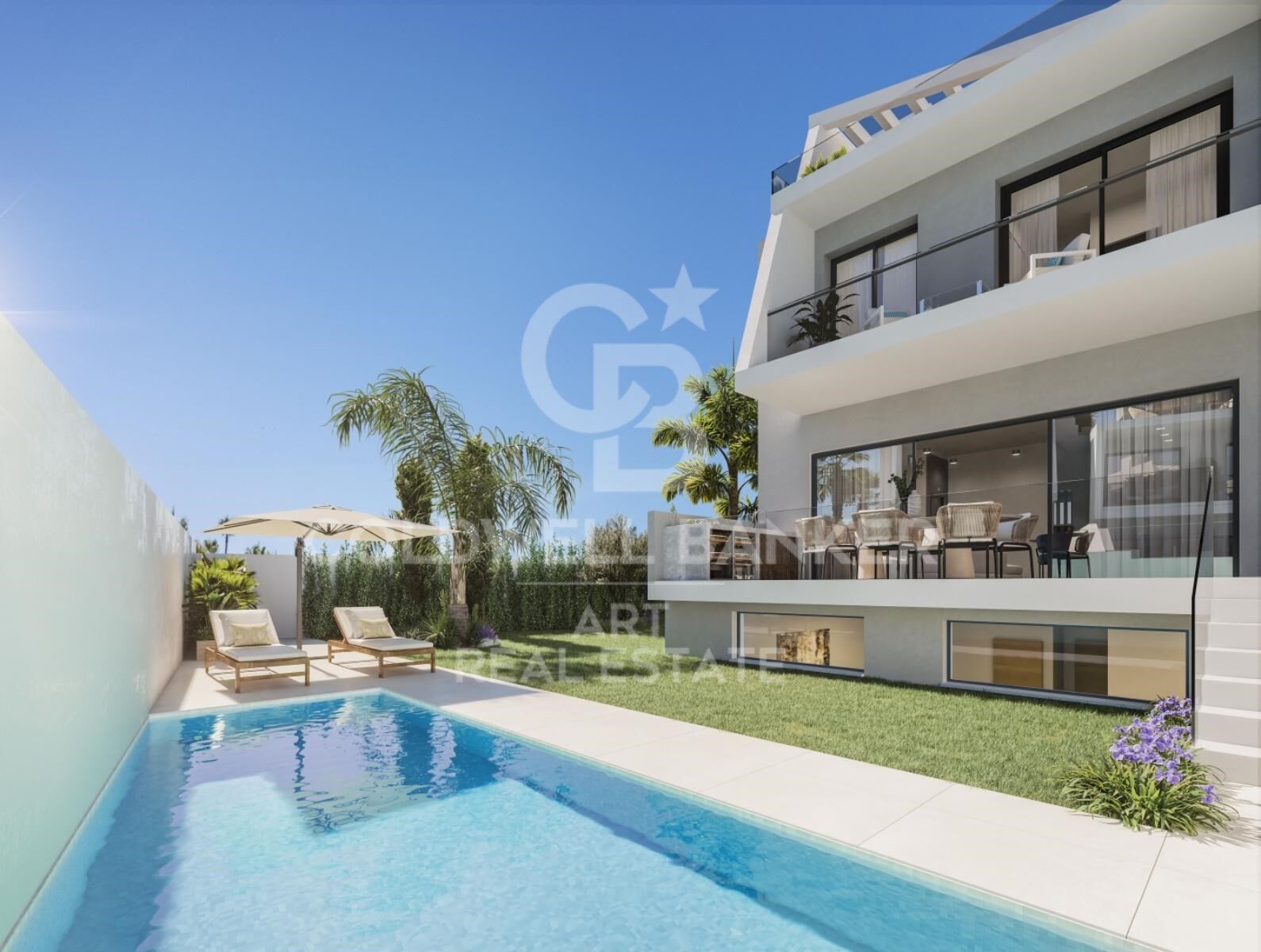 Maisons mitoyennes de luxe avec 3 chambres à Los Flamingos, Benahavís