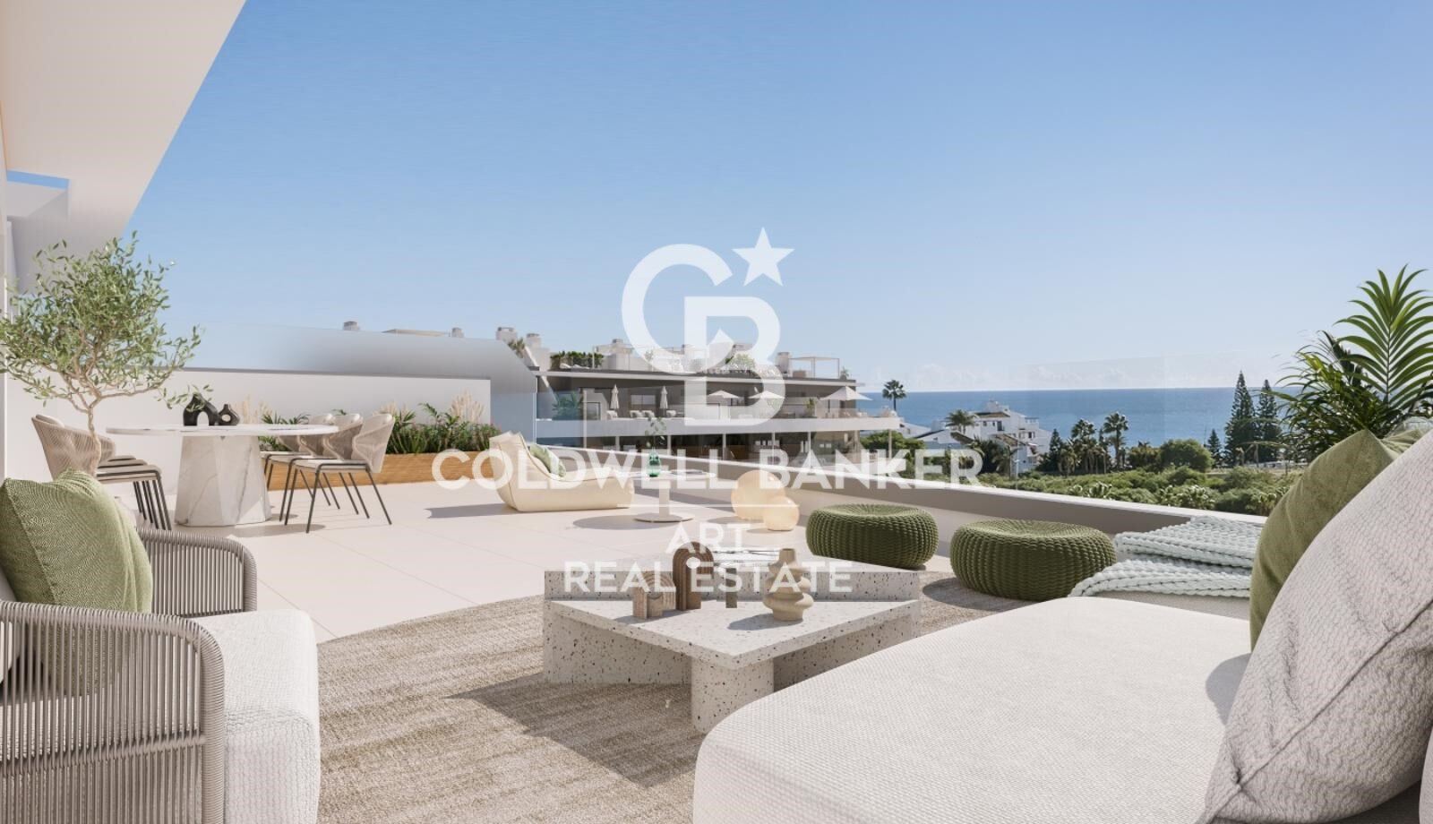 Apartments and penthouses with 2 and 3 bedrooms in Estepona