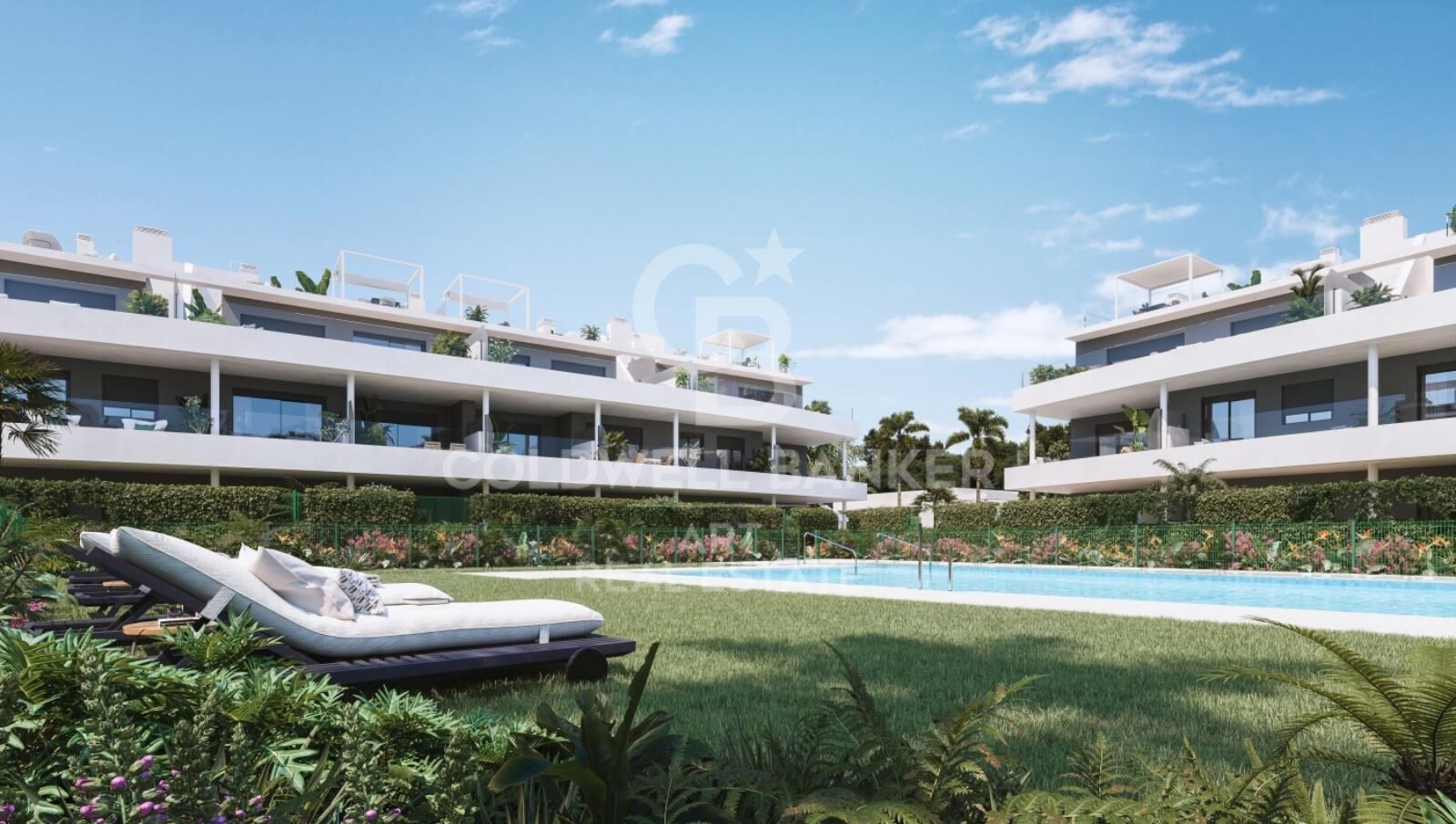 Apartments and penthouses with 2 and 3 bedrooms in Estepona