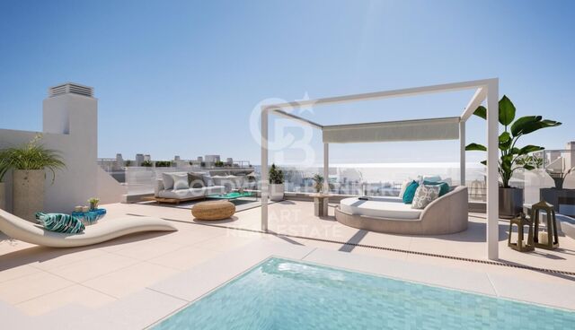 Apartments and penthouses with 2 and 3 bedrooms in Estepona