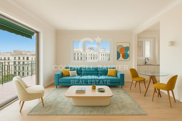 Renovierte Wohnung mit Terrasse in. 'Passeig de Sant Joan, La Dreta de l'Eixample'