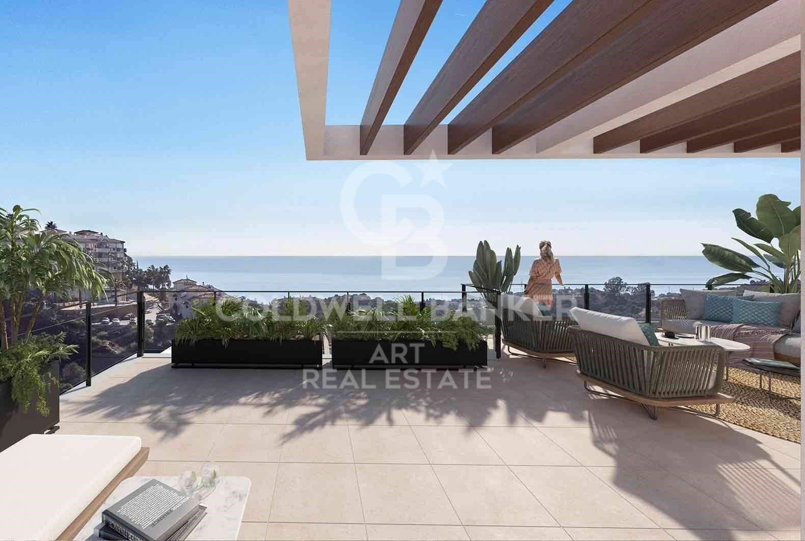 Luxusimmobilien mit spektakulären Terrassen in Calahonda