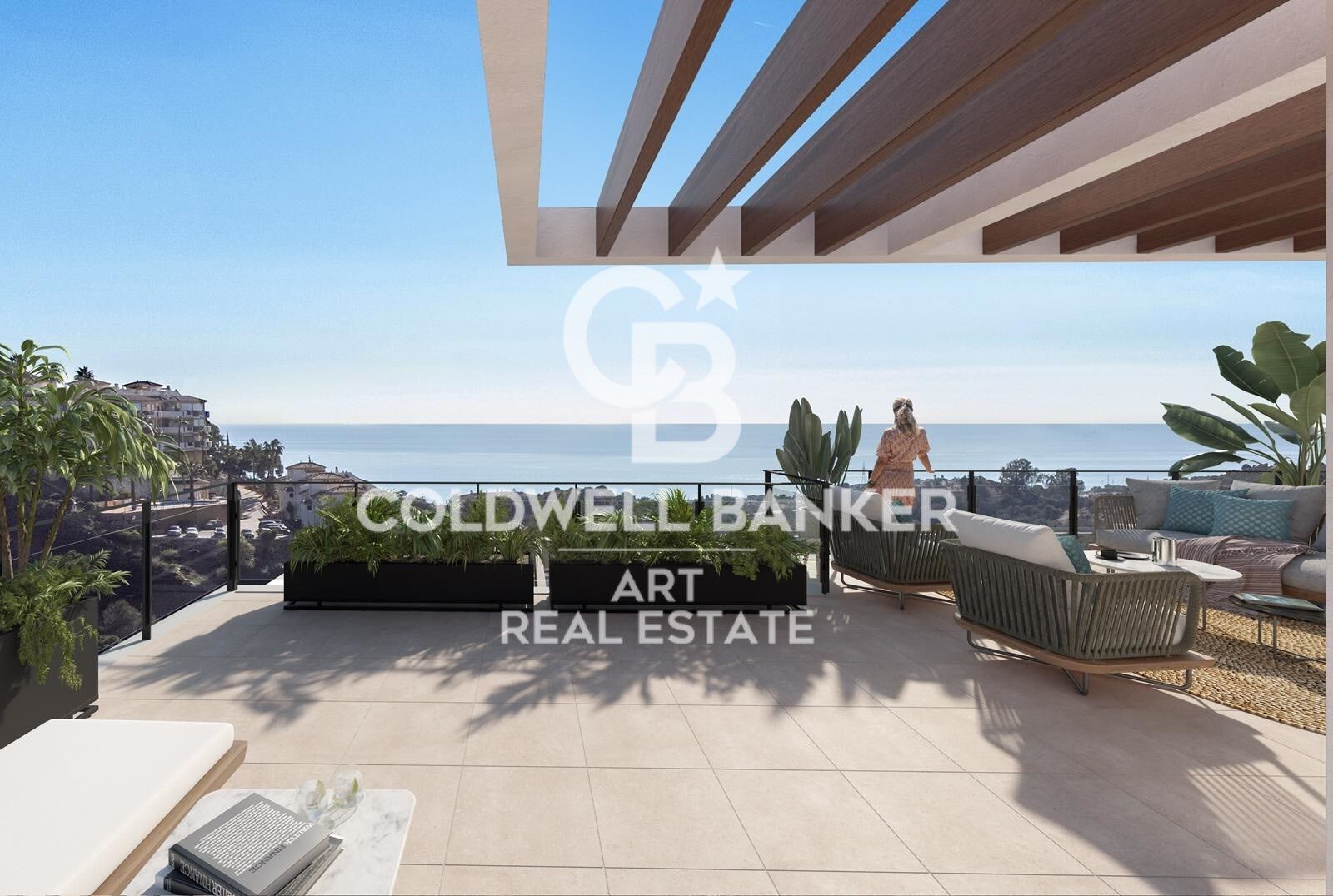 Luxusimmobilien mit spektakulären Terrassen in Calahonda