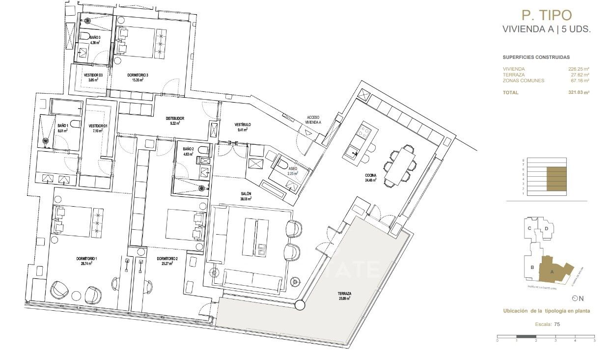 Proyecto residencial en el Viso