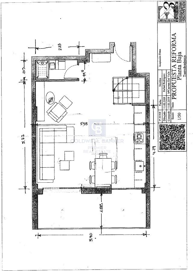 Frontline duplex with sea views in Torredembarra