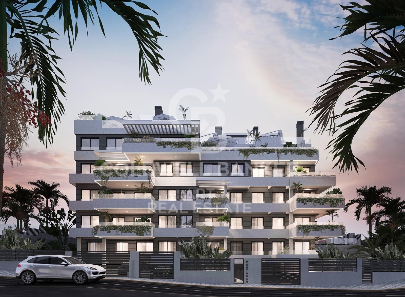 Residencial con vistas espectaculares al mar en Estepona