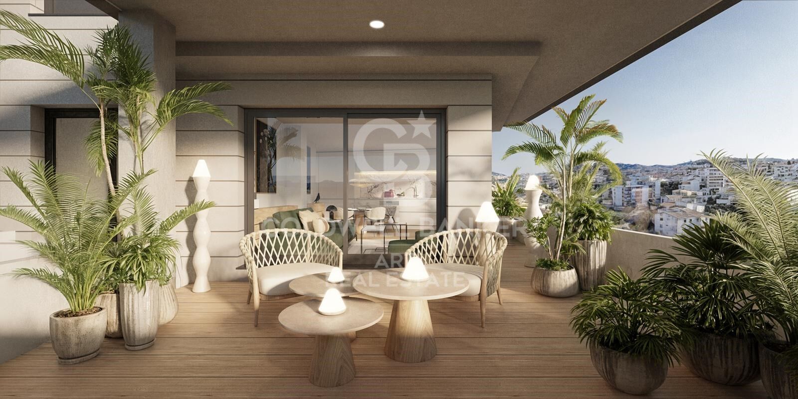 Residential with spectacular sea views in Estepona