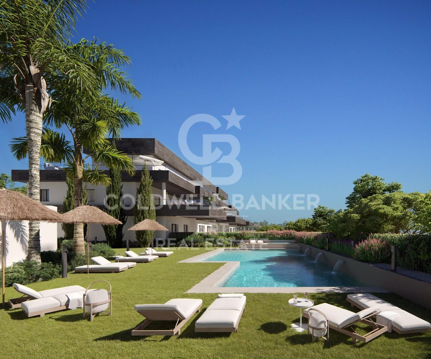 Residencial de lujo cerca de campos de golf y con vistas al mar inmejorables en Casares