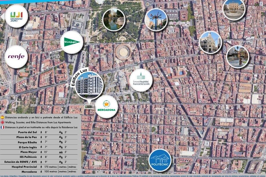 Piso de obra nueva en el centro de Castellón