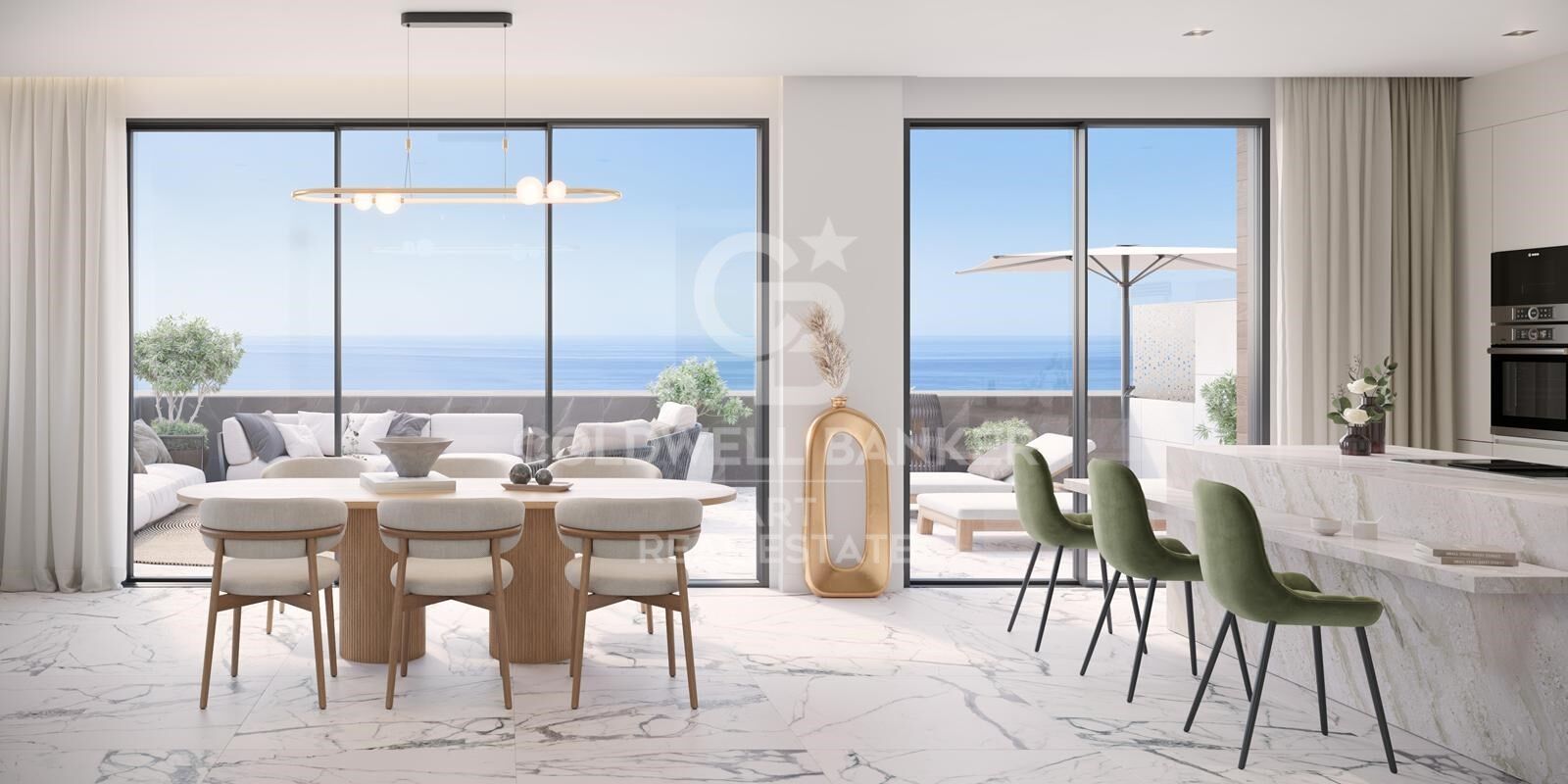 Maisons de luxe exclusives dans un endroit recherché, New Golden Mile, Estepona