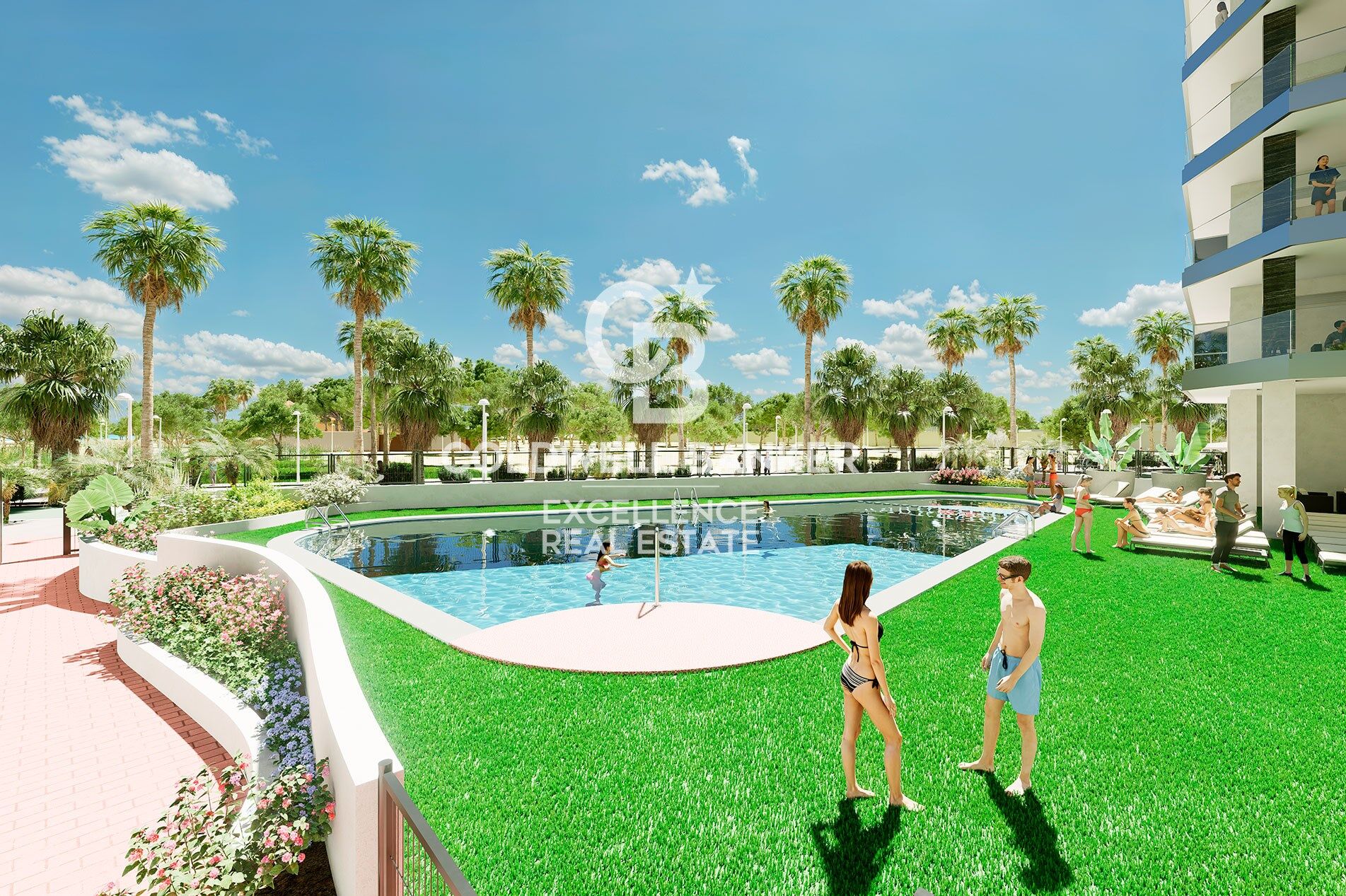 New build apartments on the beachfront in Oropesa del Mar