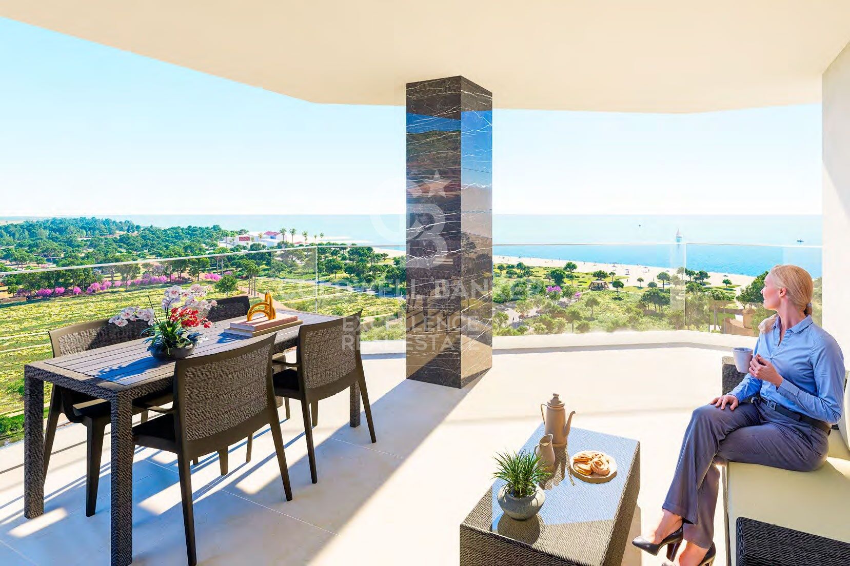 New build apartments on the beachfront in Oropesa del Mar