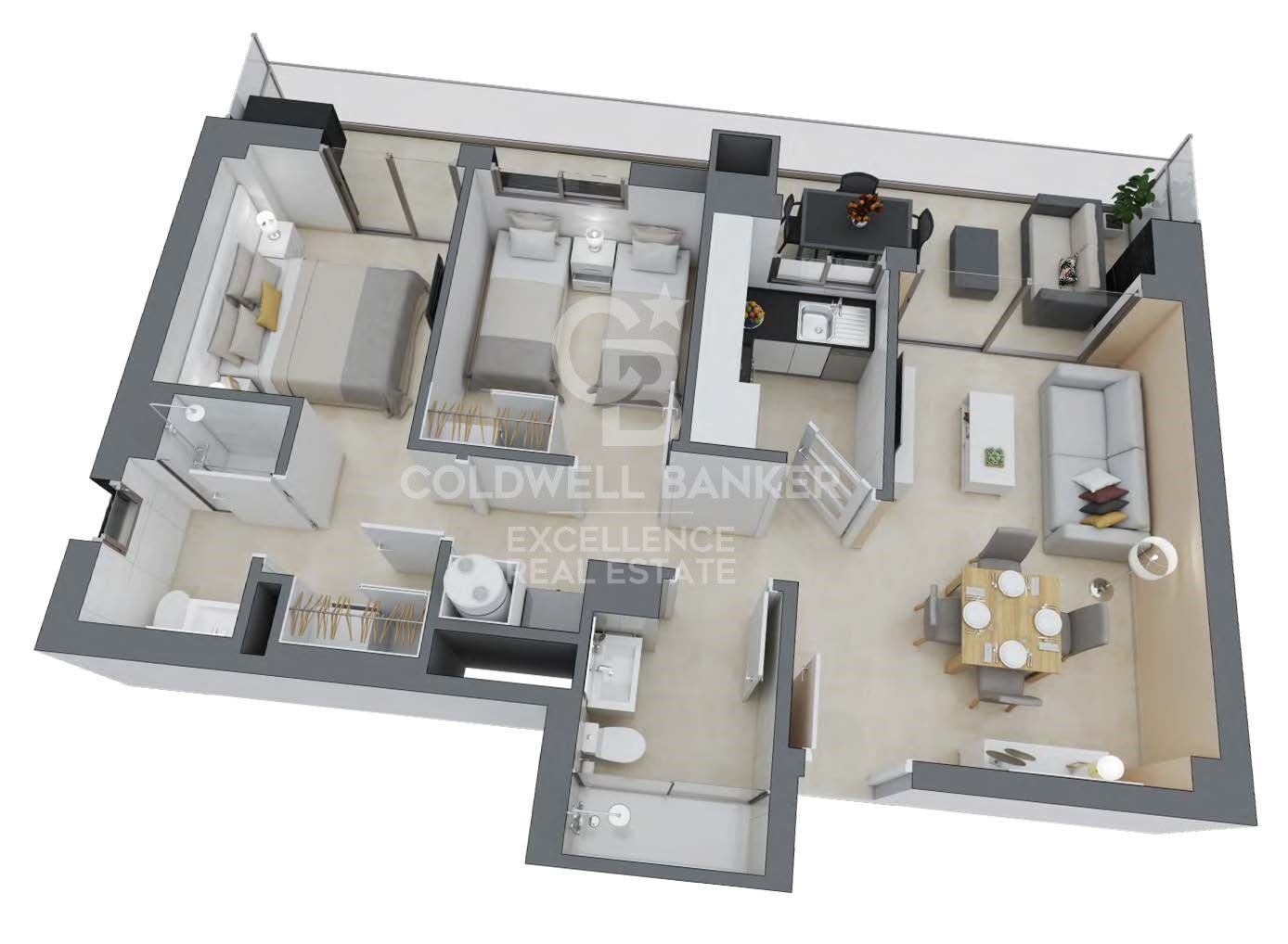 Apartamento de obra nueva en primera línea de la playa de Oropesa del Mar