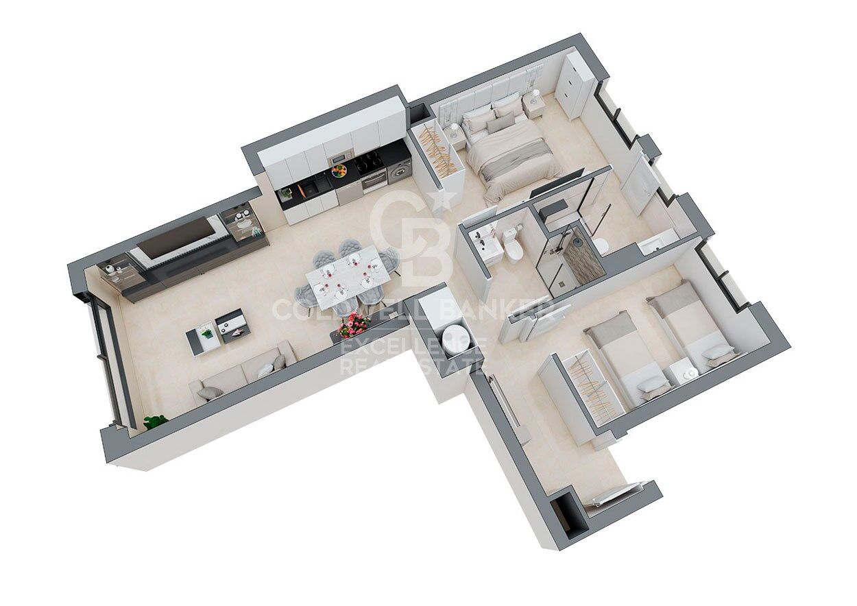 Neubauwohnung im Zentrum von Castellón.
