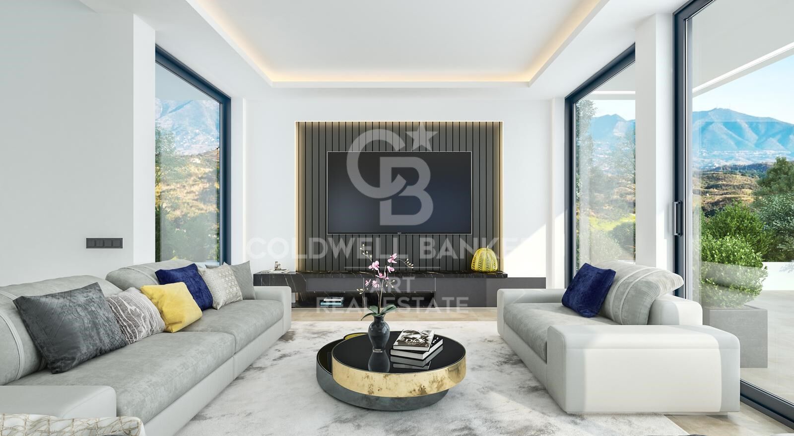 Atemberaubende Villa in erster Golflinie in La Cala de Mijas