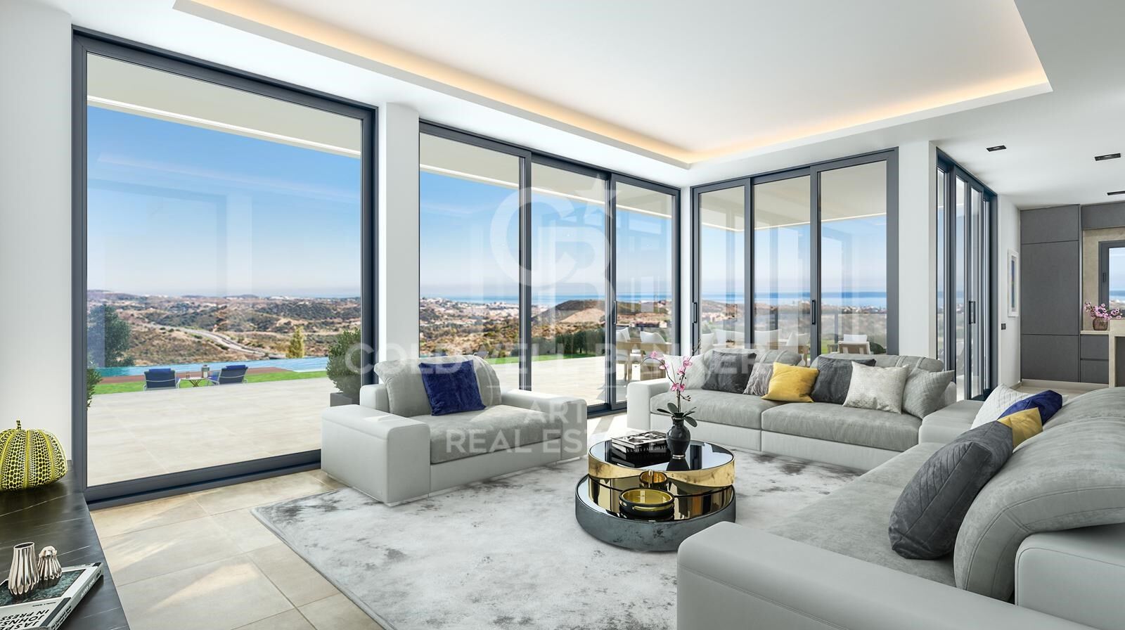 Atemberaubende Villa in erster Golflinie in La Cala de Mijas