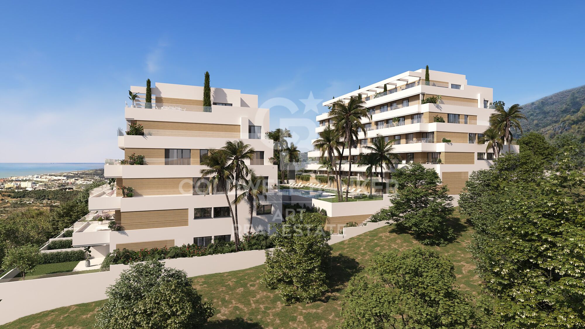 Des logements exceptionnels avec de magnifiques terrasses et des vues spectaculaires à Torremolinos