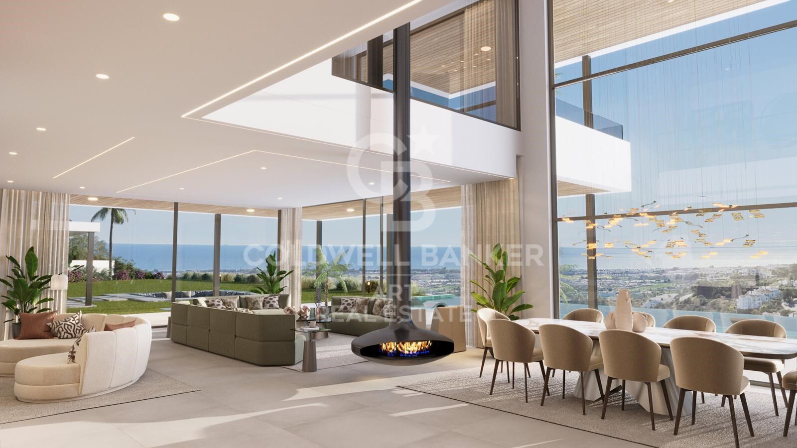 Outstanding luxury villa with panoramic sea views in El Madroñal, Benahavís