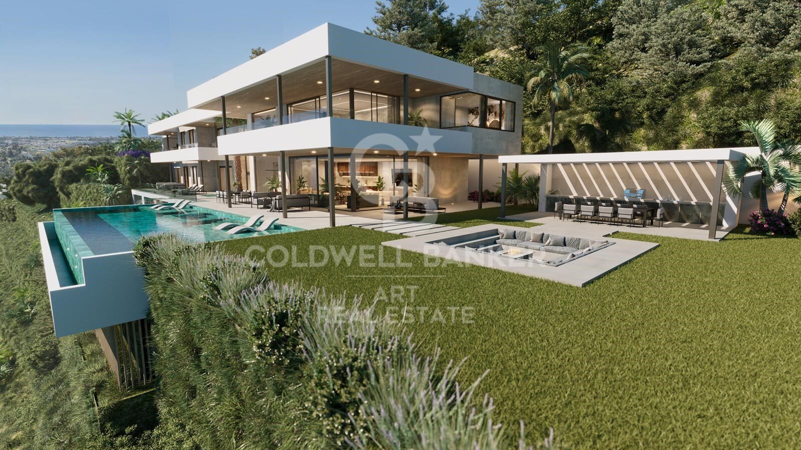 Outstanding luxury villa with panoramic sea views in El Madroñal, Benahavís