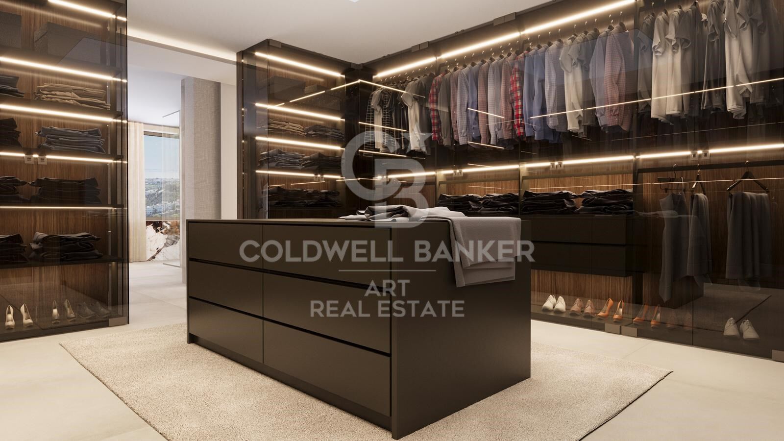 Impresionante villa de lujo con vistas panorámicas al mar en El Madroñal, Benahavís