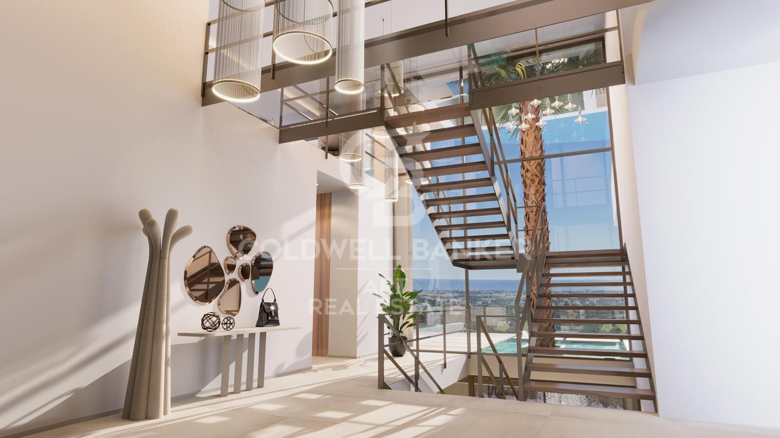 Impressionnante villa de luxe avec vues panoramiques sur la mer à El Madroñal, Benahavís