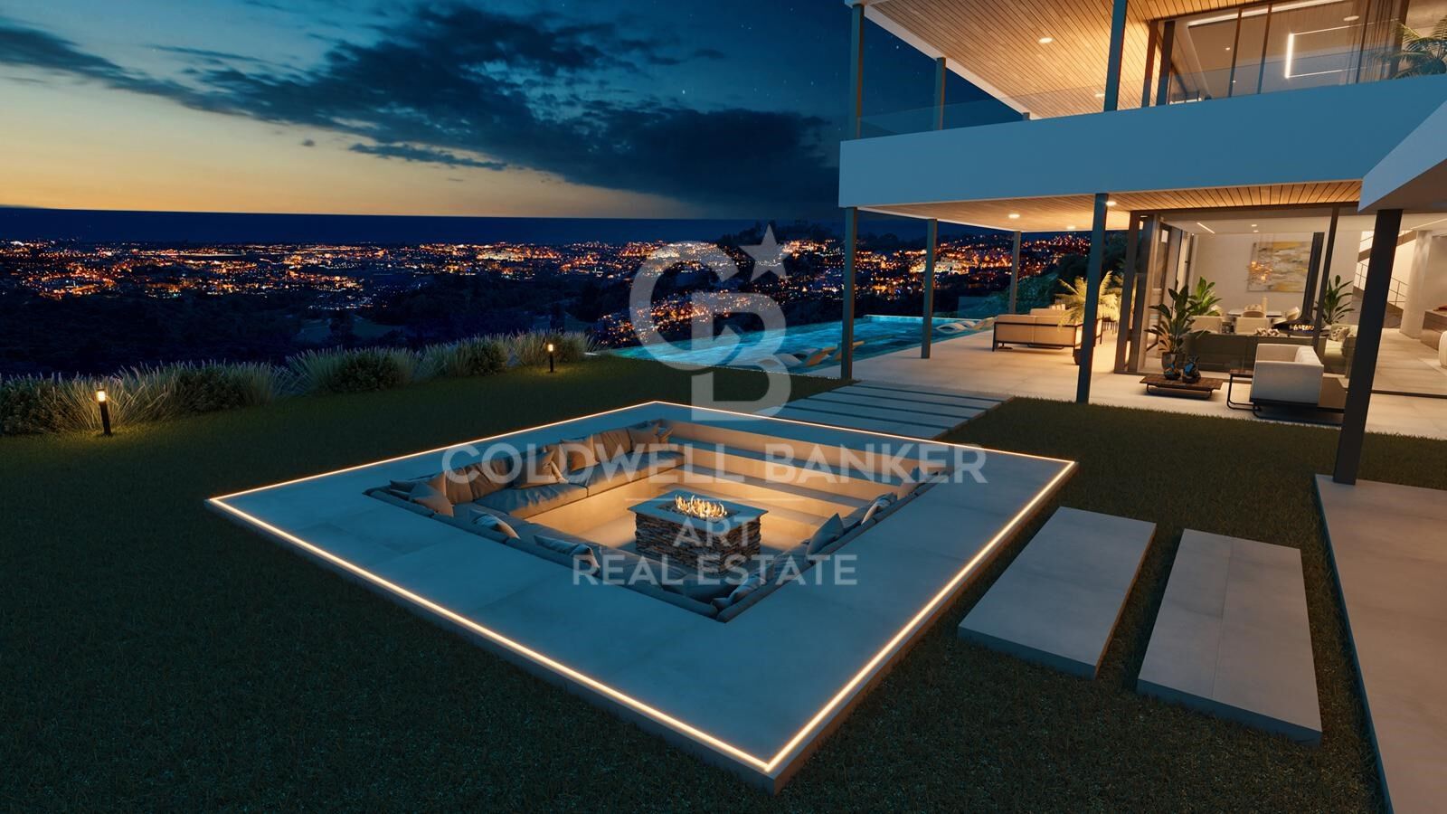 Sophisticated contemporary villa with panoramic views in El Madroñal, Benahavís