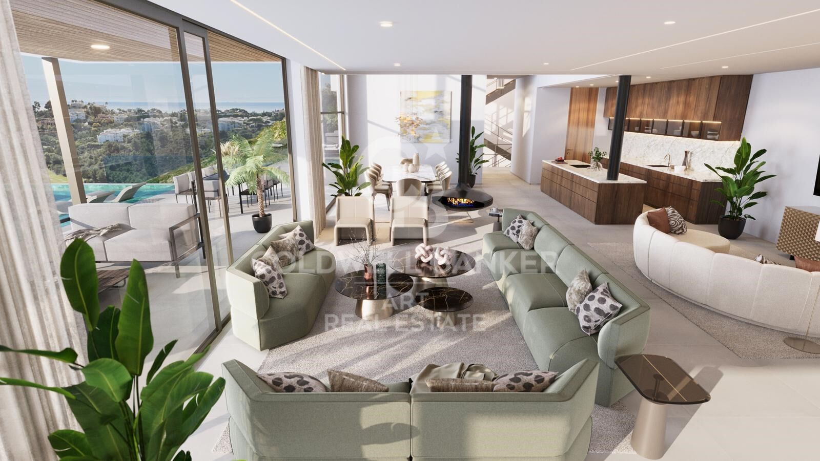 Exclusiva villa contemporánea con vistas panorámicas en El Madroñal, Benahavís
