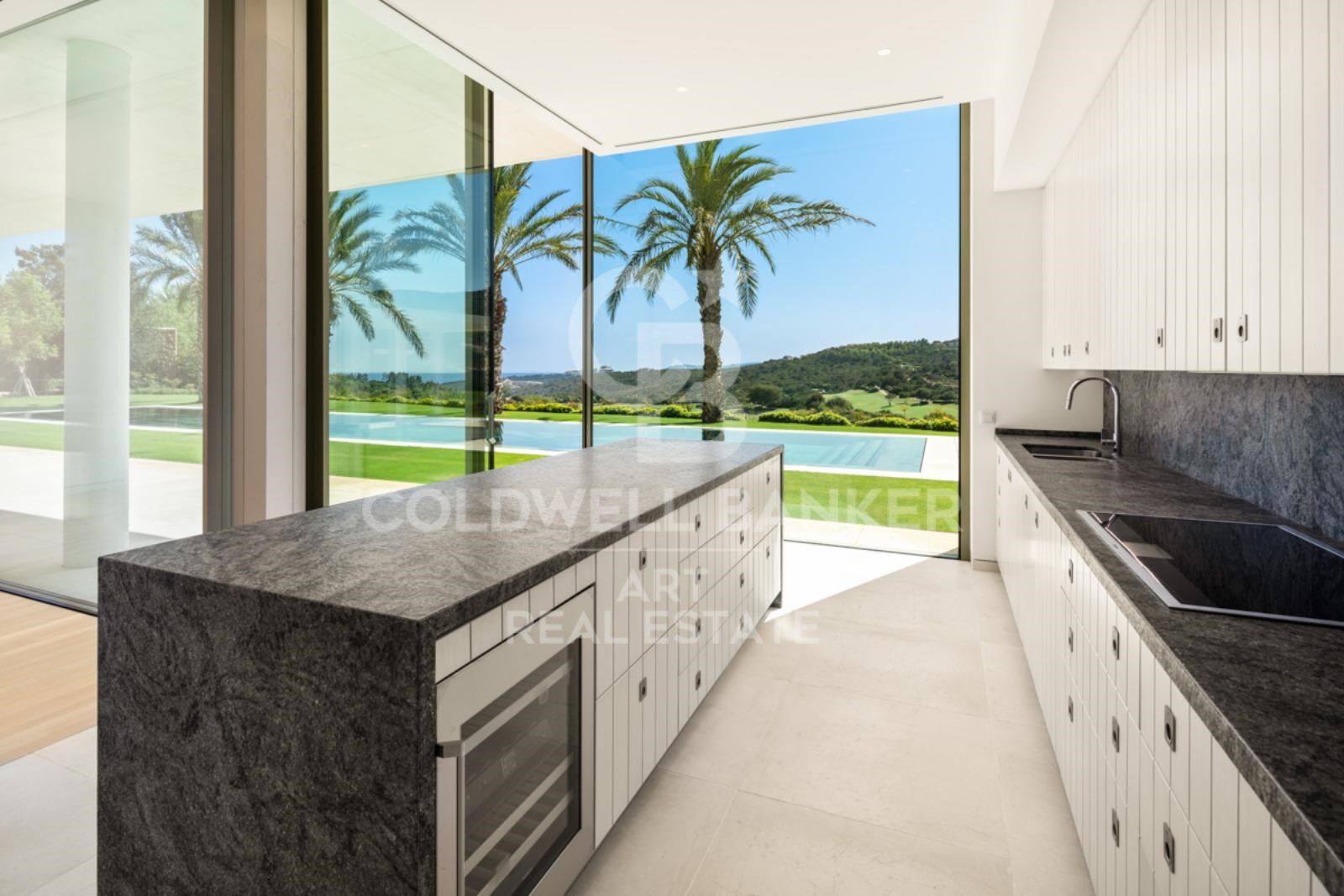 Villas de lujo en campo de golf con vistas panorámicas en Casares
