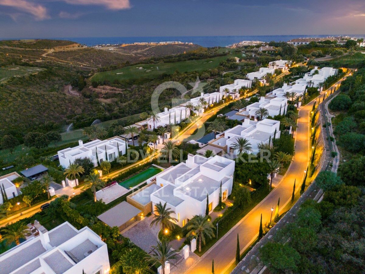 Villa sophistiquée de style ibicenco dans le prestigieux Finca Cortesín, Casares