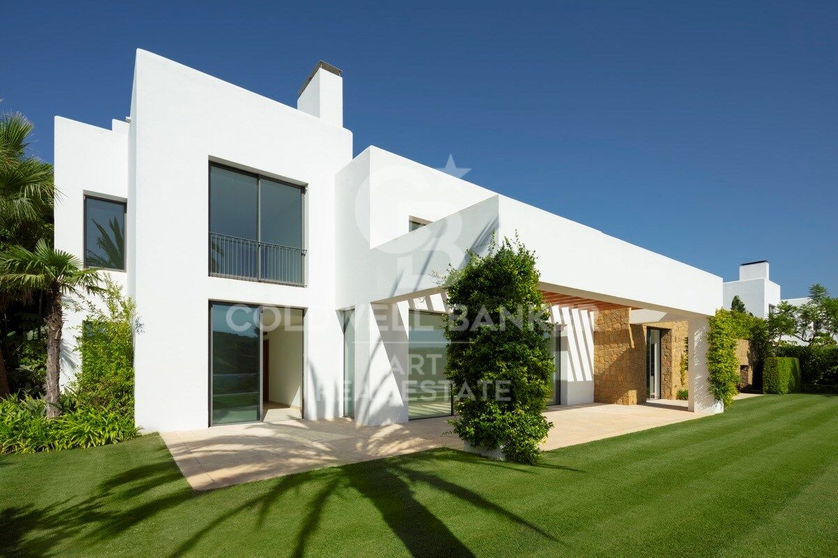 Villa sophistiquée de style ibicenco dans le prestigieux Finca Cortesín, Casares