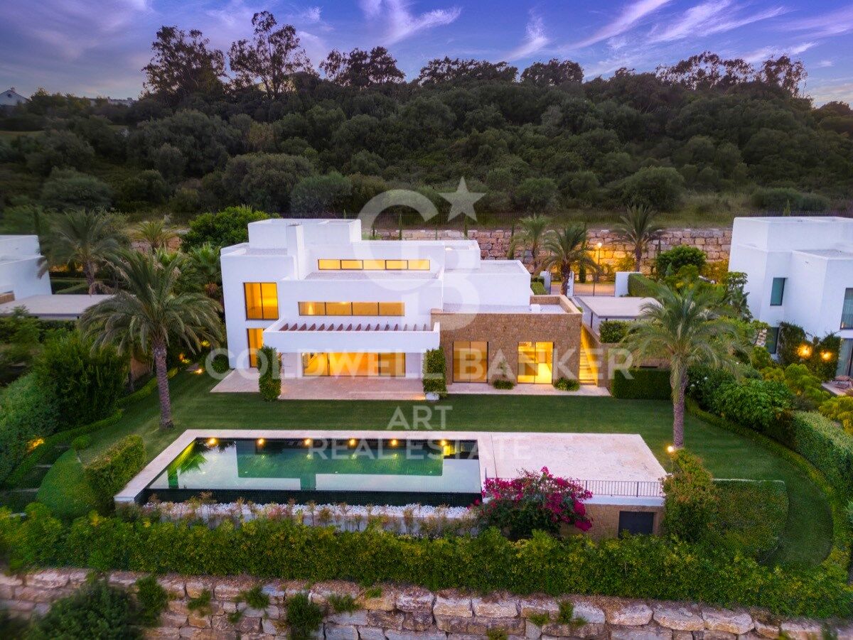 Villa sophistiquée de style ibicenco dans le prestigieux Finca Cortesín, Casares
